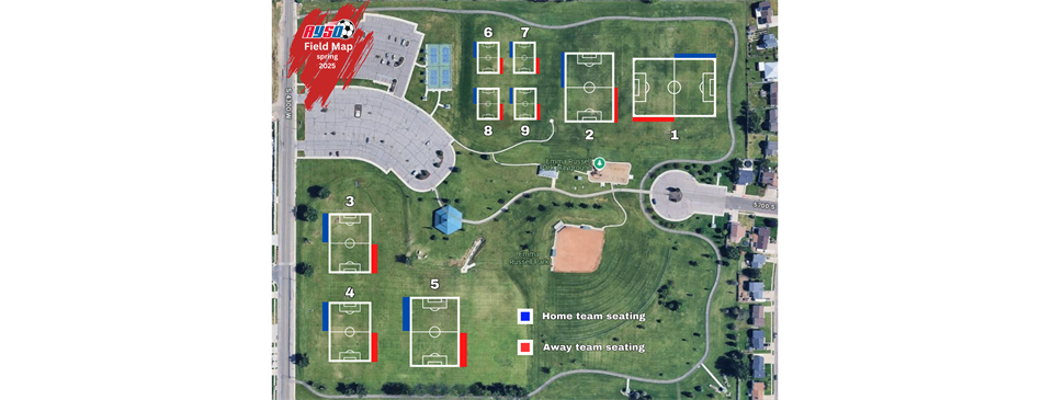 Emma Russell Park Field Map