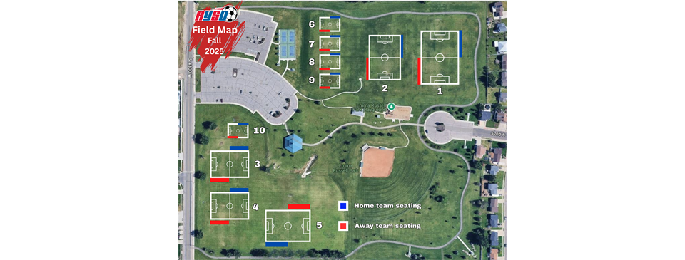 Emma Russell Park Field Map