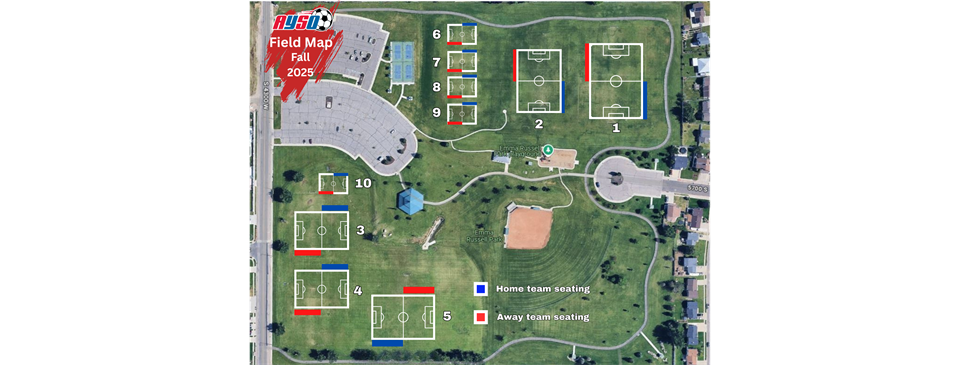 Emma Russell Park Field Map