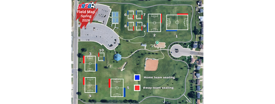 Emma Russell Park Field Map